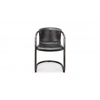 Moe's Freeman Industrial Dining Chair Set of 2 - Black