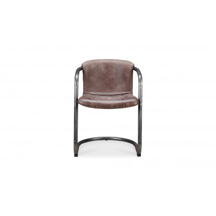 Moe's Freeman Industrial Dining Chair Set of 2 - Brown