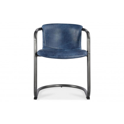 Moe's Freeman Dining Chair Set of 2 - Dark Blue