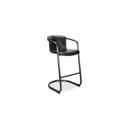 Moe's Freeman Industrial Bar Stool Set of 2 - Black