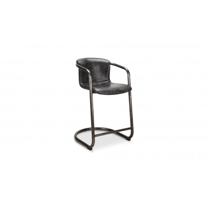 Moe's Freeman Industrial Counter Stool Set of 2 - Black