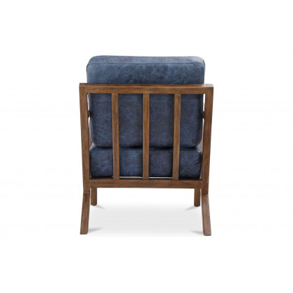 Moe's Drexel Armchair - Dark Blue