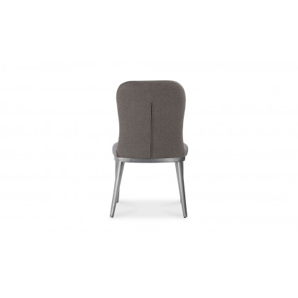 Moe's Shelton Industrial Dining Chair Set of 2 - Ebony, Leather