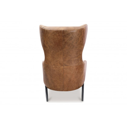 Moe's - Amos Leather Accent Chair in Brown