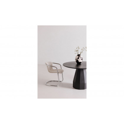 Moe's Freeman Industrial Dining Chair Set of 2 - Blended Cream