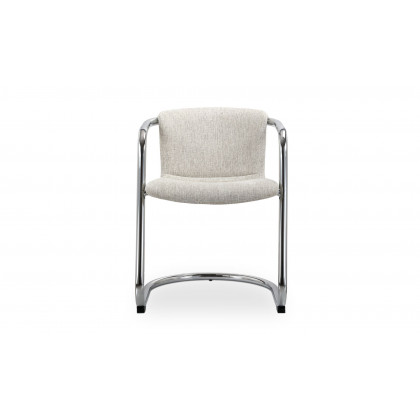 Moe's Freeman Industrial Dining Chair Set of 2 - Blended Cream