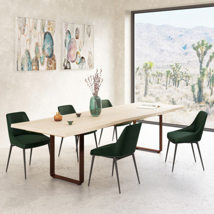 Moe's - Wilks Dining Table in White
