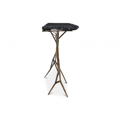 Moe's - Nate Slate Console Table in Gray
