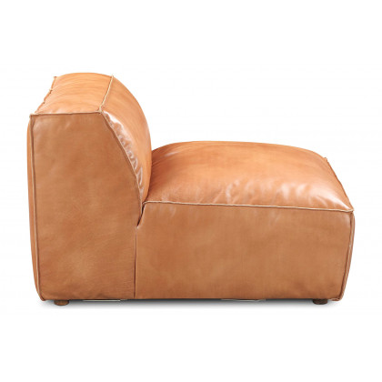 Moe's Luxe Slipper Chair - Tan