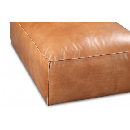 Moe's Luxe Ottoman - Tan
