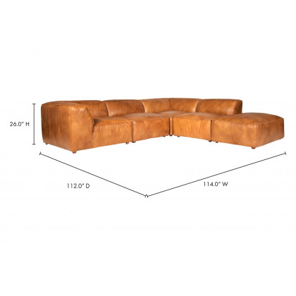 Moe's Luxe Dream Modular Sectional - Tan
