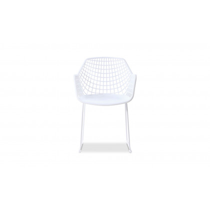 Moe's Honolulu Contemporary Chair Set of 2 - White