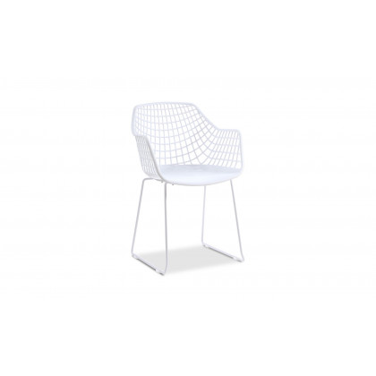 Moe's Honolulu Contemporary Chair Set of 2 - White