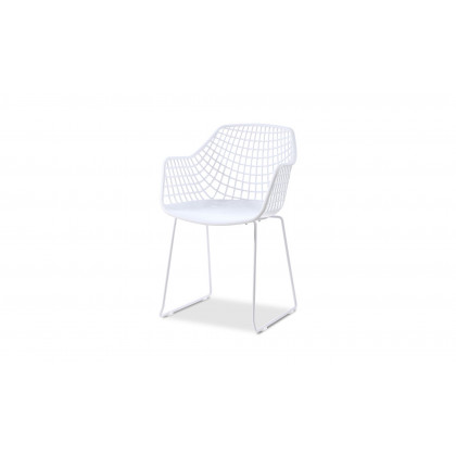 Moe's Honolulu Contemporary Chair Set of 2 - White