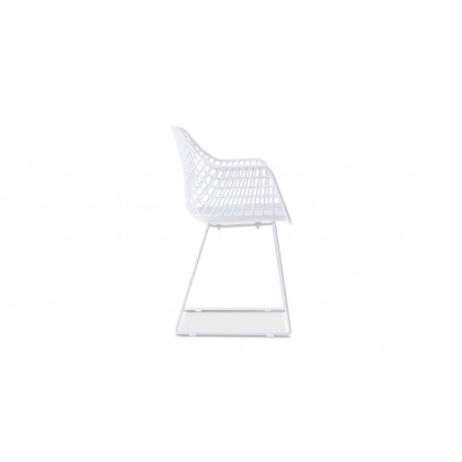 Moe's Honolulu Contemporary Chair Set of 2 - White
