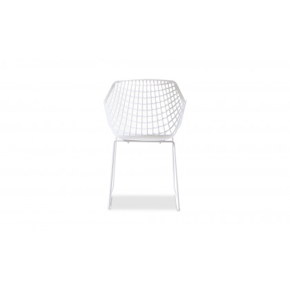 Moe's Honolulu Contemporary Chair Set of 2 - White