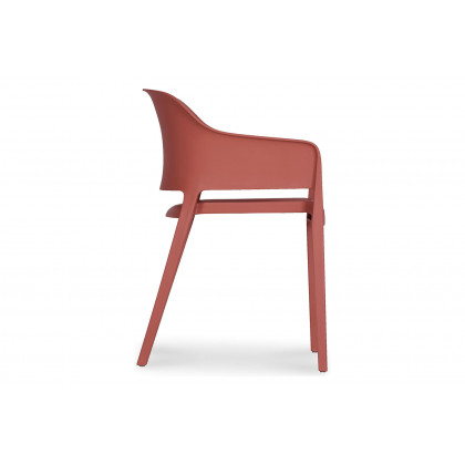 Moe's Faro Outdoor Dining Chair Set of 2 - Red