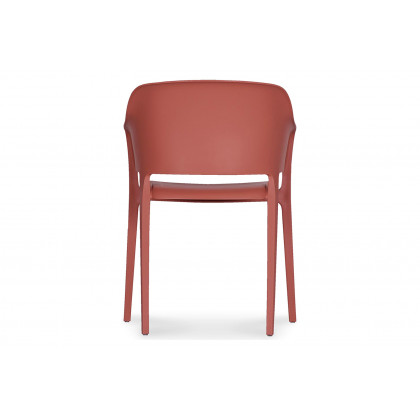 Moe's Faro Outdoor Dining Chair Set of 2 - Red