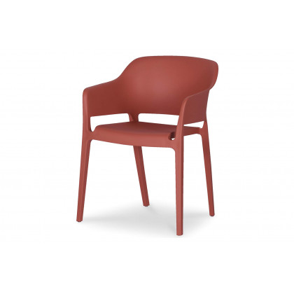 Moe's Faro Outdoor Dining Chair Set of 2 - Red