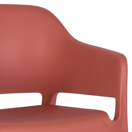 Moe's Faro Outdoor Dining Chair Set of 2 - Red