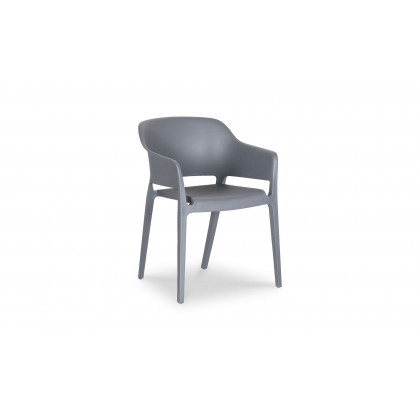 Moe's Faro Modern Dining Chair Set of 2 - Charcoal Gray