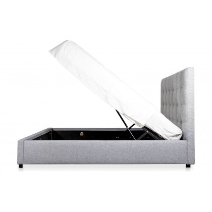 Moe's Belle Storage Bed - Gray, Queen