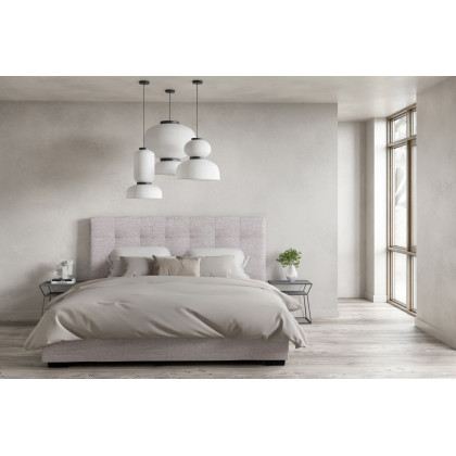 Moe's Belle Storage Bed - Tufted Sand, Queen