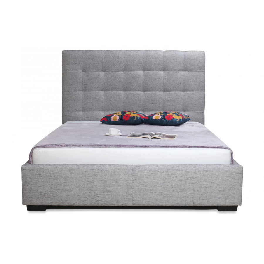 Moe's Belle Storage Bed - Gray, King