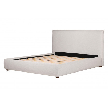 Moe's Luzon Bed - Light Gray, Queen