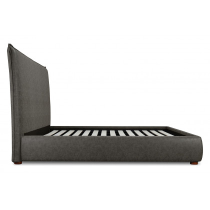 Moe's Luzon Bed Tall Headboard - Slate, Queen