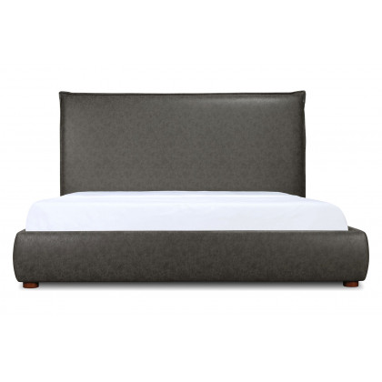 Moe's Luzon Bed Tall Headboard - Slate, Queen