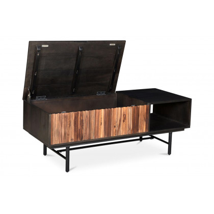 Moe's - Jackson Storage Coffee Table in Black