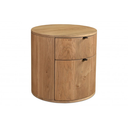 Moe's Theo Scandinavian 2-Drawer Nightstand - Natural