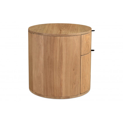 Moe's Theo Scandinavian 2-Drawer Nightstand - Natural