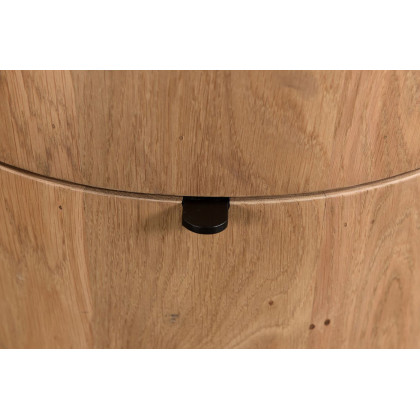 Moe's Theo Scandinavian 2-Drawer Nightstand - Natural