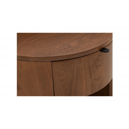 Moe's Theo Scandinavian 1-Drawer Nightstand - Brown