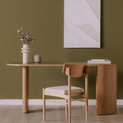 Moe's - Theo Desk in Brown