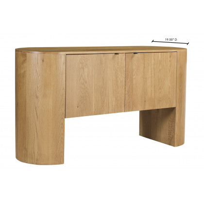 Moe's Theo 2 Door Sideboard - Brown, Small