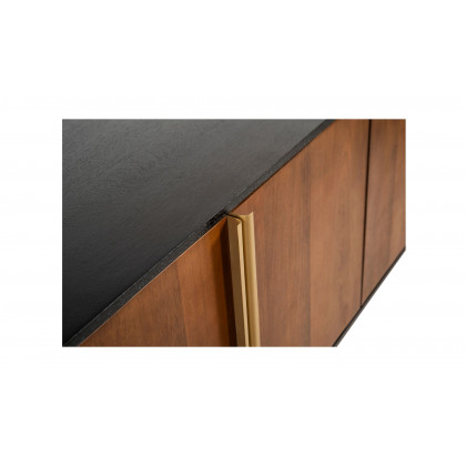 Moe's - Dionne Art Deco Sideboard in Brass