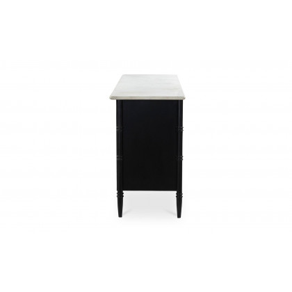 Moe's - Eleanor Rustic 6 Drawers Dresser in Black