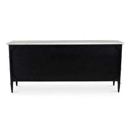 Moe's - Eleanor Rustic 6 Drawers Dresser in Black