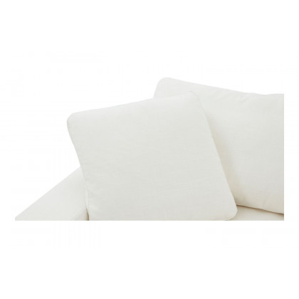 Moe's Selene Modern 2.5 Seater Sofa - Cream Linen