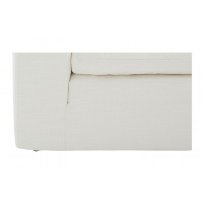 Moe's Selene Modern 2.5 Seater Sofa - Cream Linen