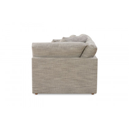 Moe's Malin Modern One Arm Right Facing Sofa - Light Gray