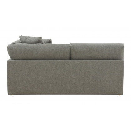 Moe's Malin Modern One Arm Right Facing Sofa - Gray