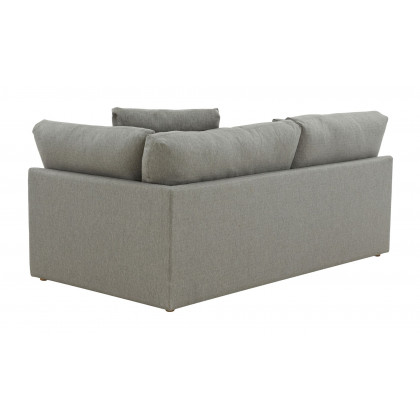 Moe's Malin Modern One Arm Right Facing Sofa - Gray