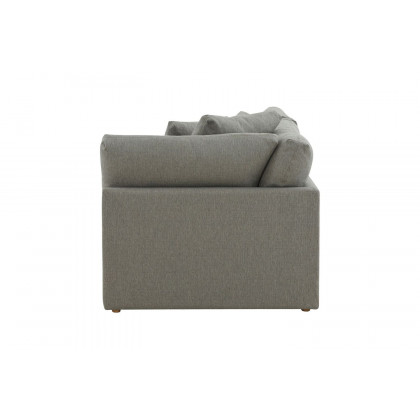 Moe's Malin Modern One Arm Right Facing Sofa - Gray