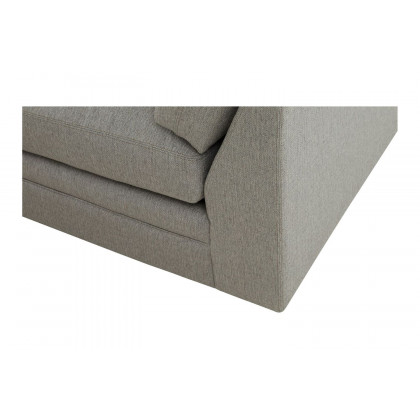 Moe's Malin Modern One Arm Right Facing Sofa - Gray