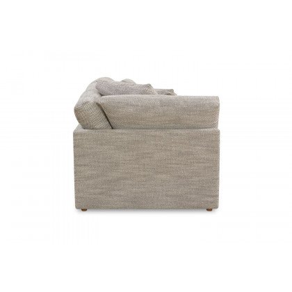 Moe's Malin Modern One Arm Left Facing Sofa - Light Gray