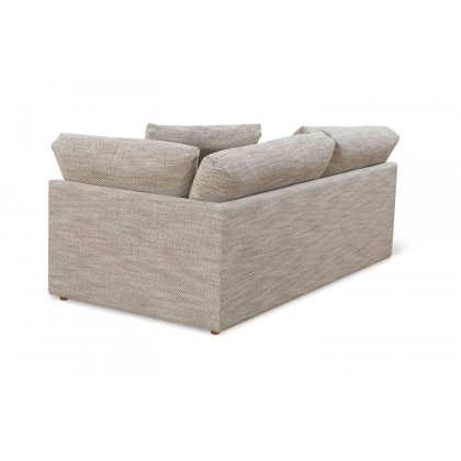 Moe's Malin Modern One Arm Left Facing Sofa - Light Gray